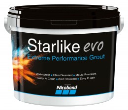 Nicobond Starlike Evo Extreme Performance Grout Mid Grey 2.5kg
